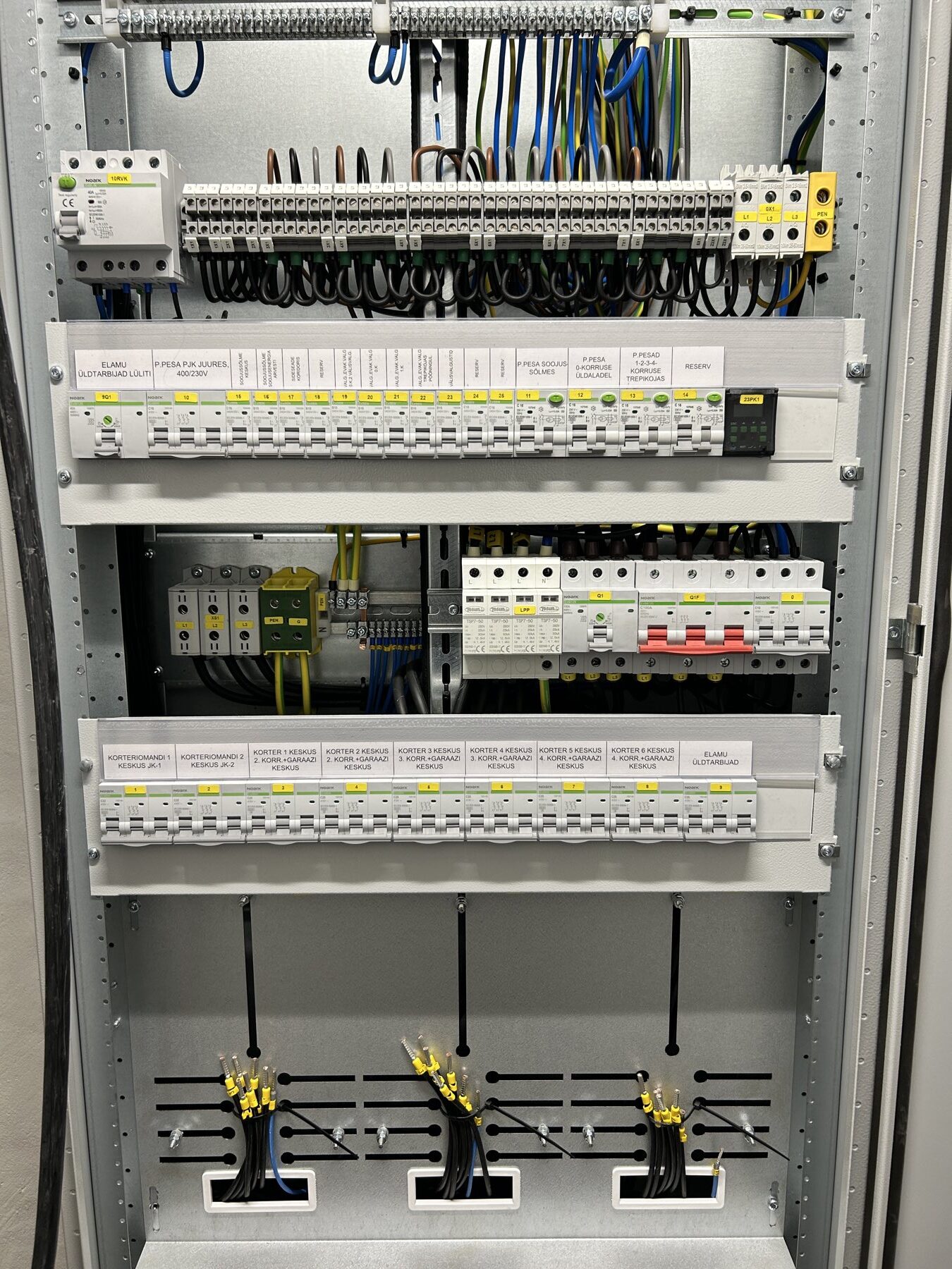 Electrical work carried out by Clorom OÜ