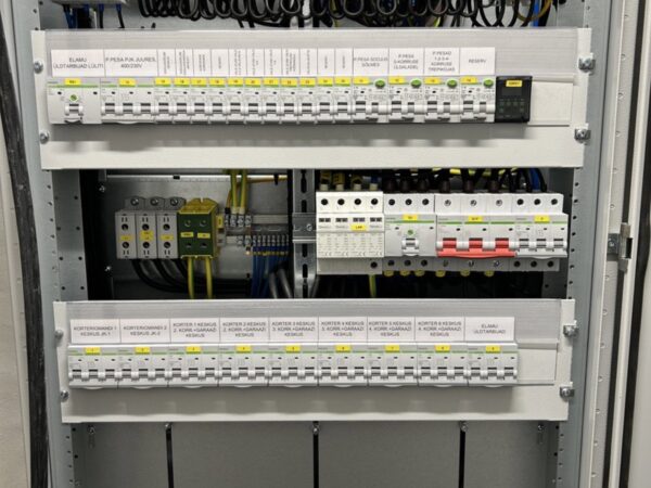 Tähe tn 22 kortermaja elektritööd
